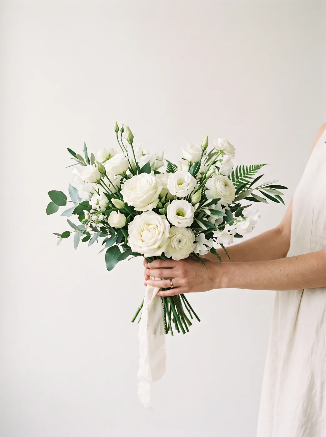Ramo íntegramente blanco, elegante