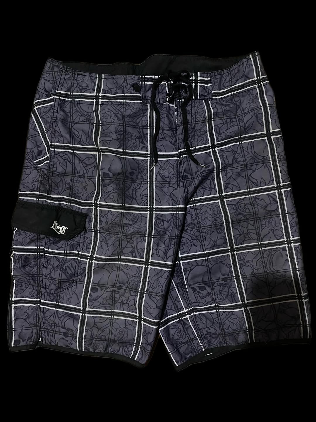 Vista 2 de Short Y2k calavera