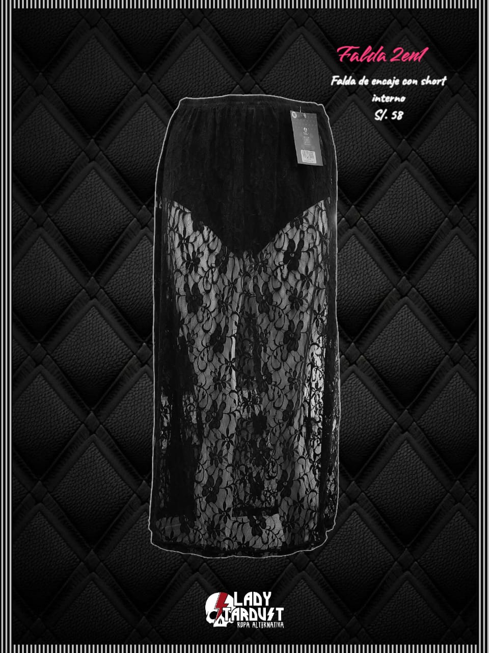 Falda 2en1 — vista frontal