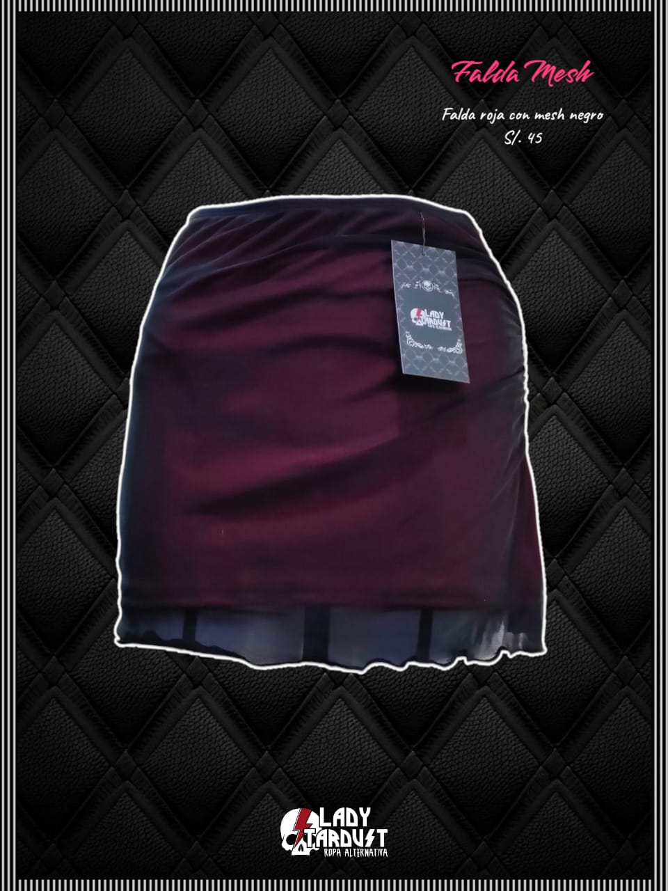 Falda Mesh — vista frontal