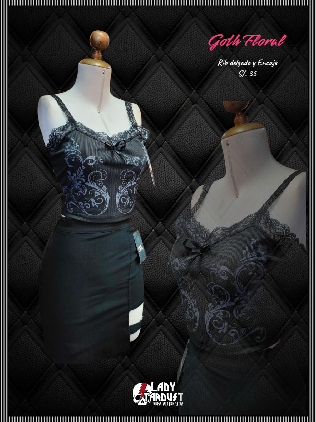 Goth Floral — vista frontal