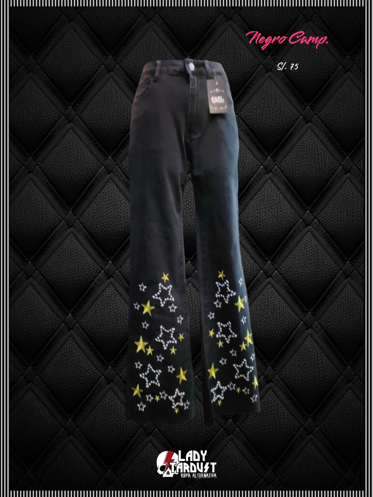 Pantalón Negro Campana (chica)