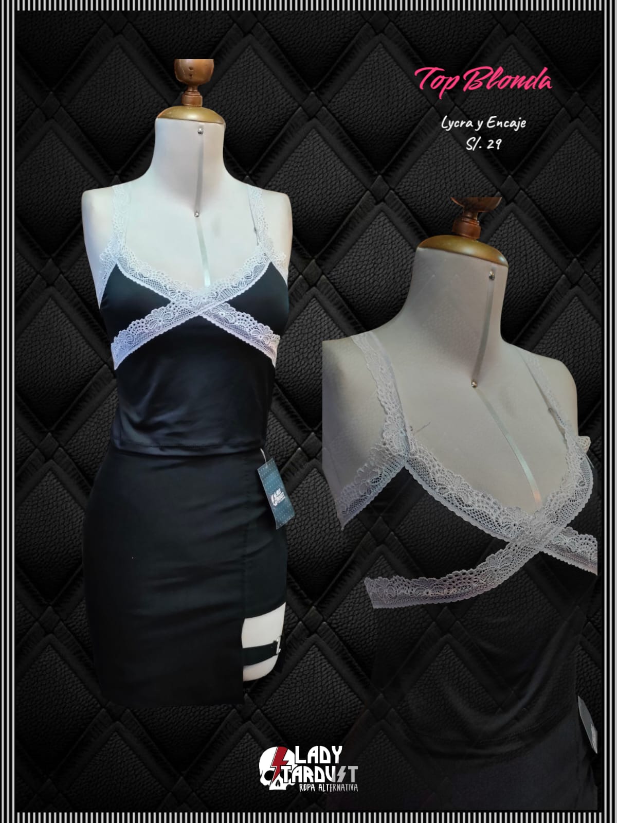 Top Blonda — vista frontal