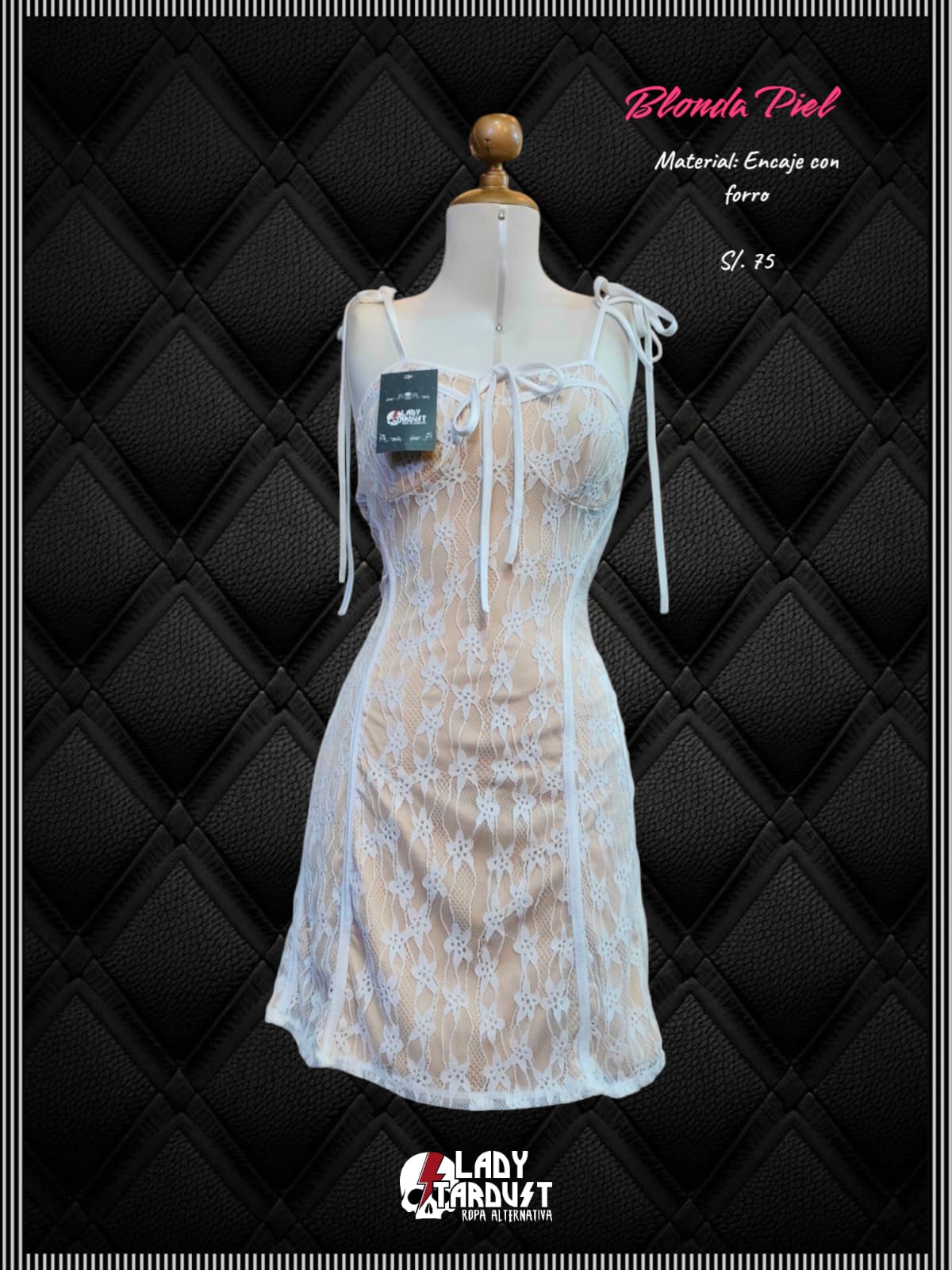 Vestido Blonda Piel — vista frontal