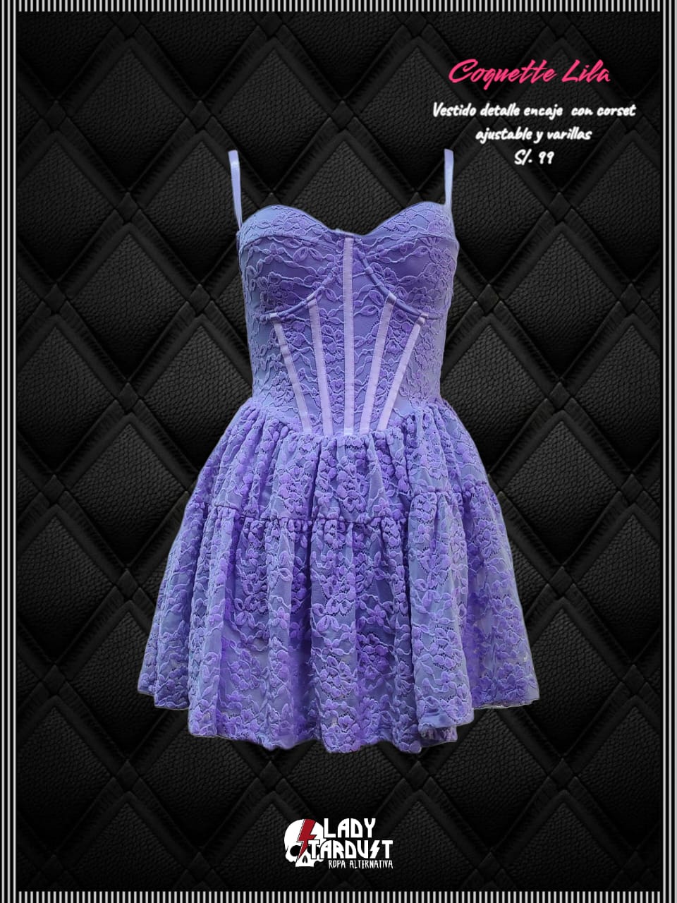 Vestido Coquette Lila