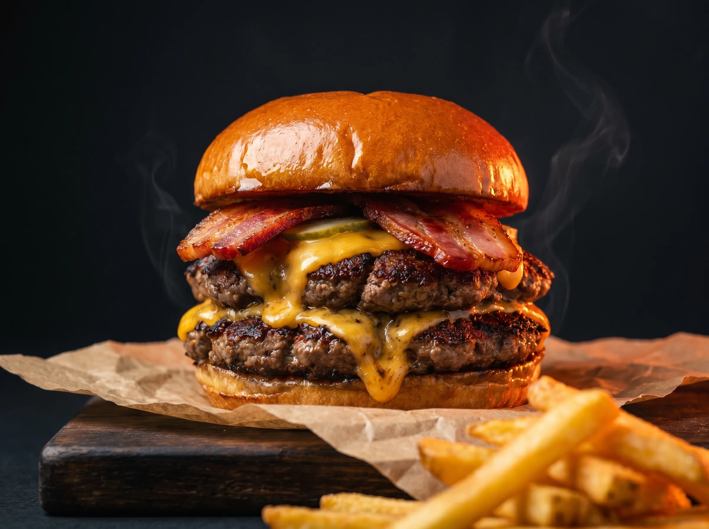 Doble Antojo - hamburguesa de 360g con doble queso y doble tocino